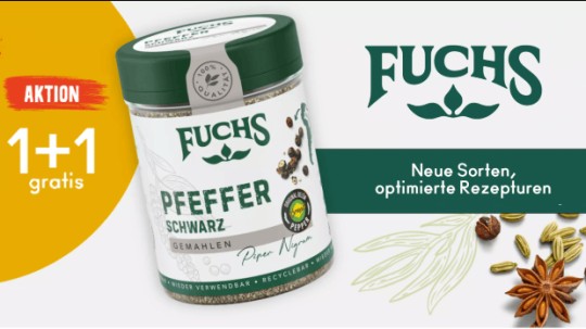 Fuchs - 2 für 1 Aktion