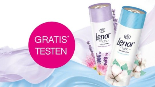 Lenor Light Wäscheparfüm - Gratis testen