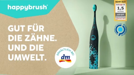 happybrush Schallzahnbürste Sonic Type Eco Vibe 3