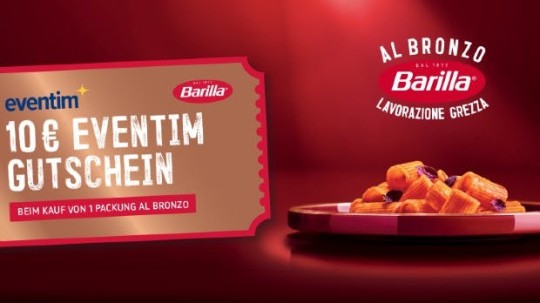 Barilla - 10€ Eventim-Gutschein