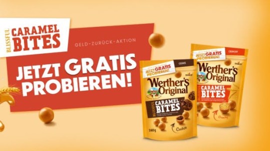 Werther’s Original Caramel Bites - Gratis testen