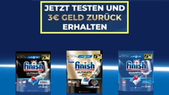 Finish - 3€ Cashback