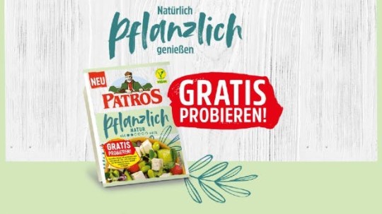 Patros Pflanzlich - Gratis probieren