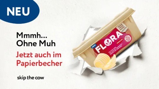 Flora im Papierbecher - Multipack Deal