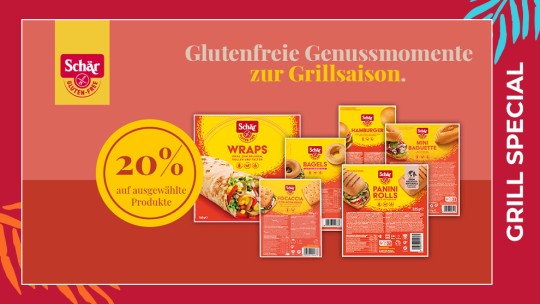 Schär Glutenfreie Grillprodukte