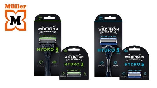 Wilkinson Hydro Rasierer & Klingen