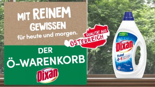 Der Ö-Warenkorb: Dixan