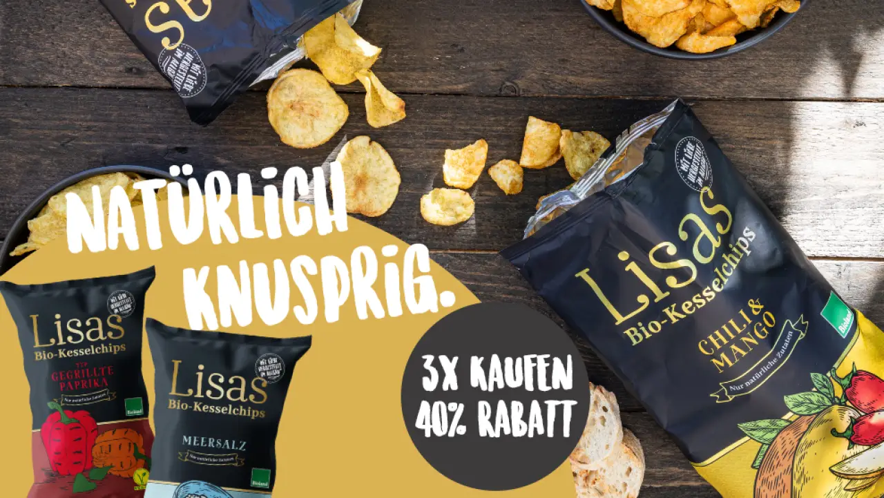 Lisas Kesselchips 40%