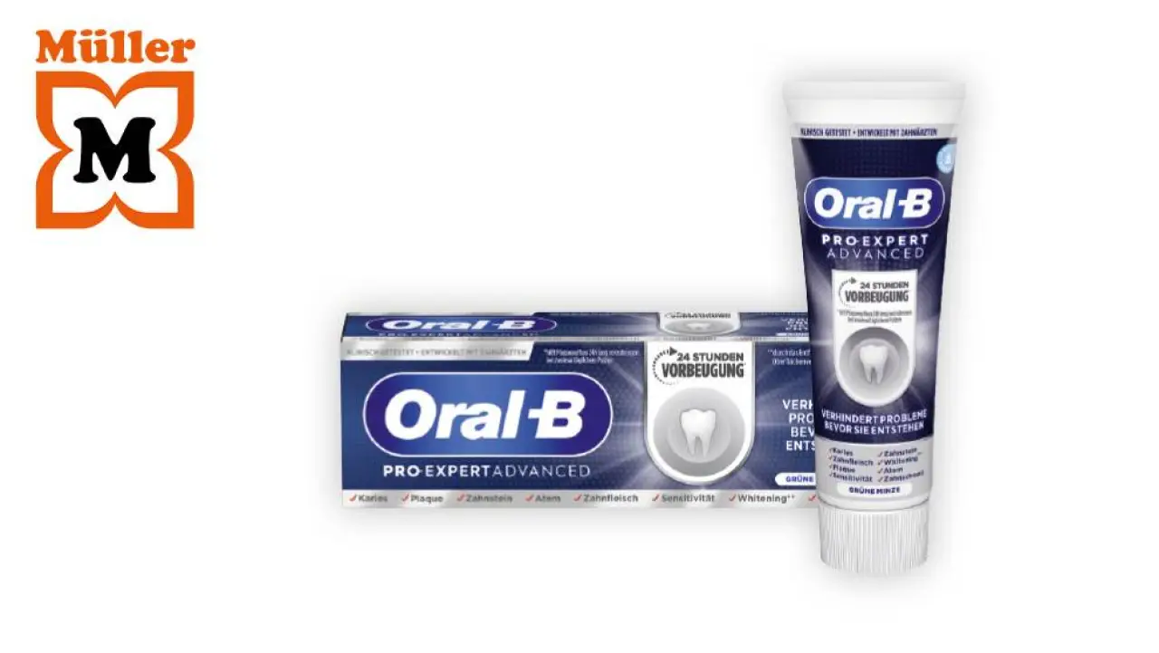 Oral-B Zahncreme 2+1 gratis