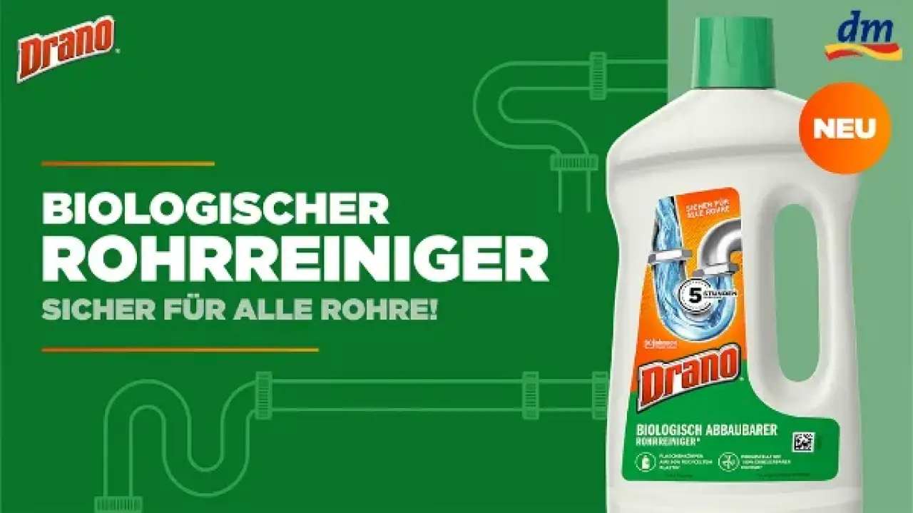 Drano® Biologisch Abbaubarer Rohrreiniger