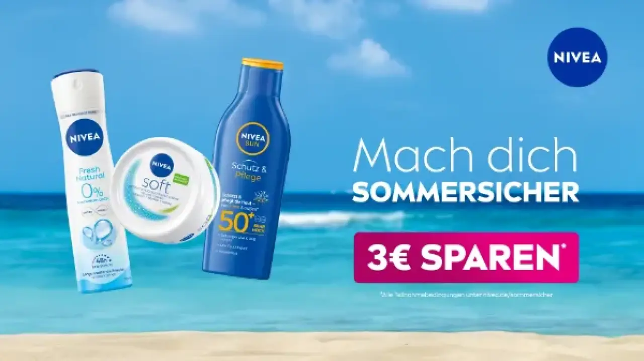 3 € RABATT AUF NIVEA-PRODUKTE