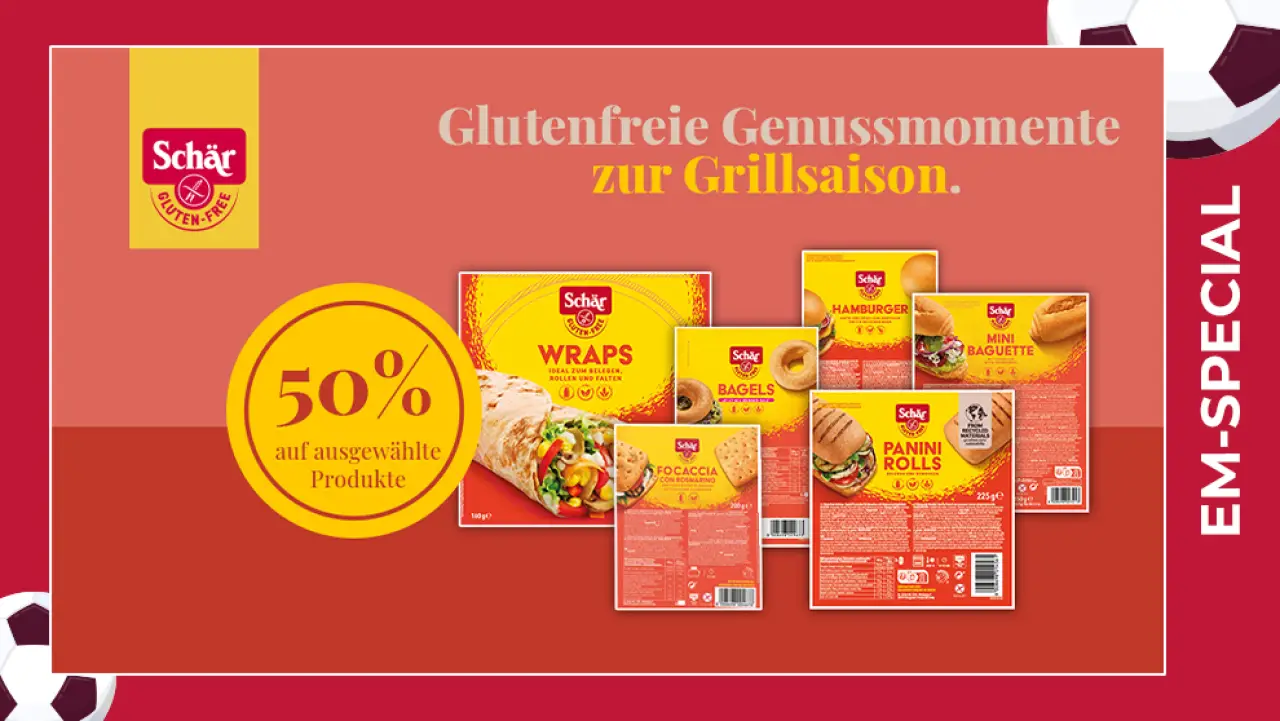 Schär Glutenfreie Grillprodukte