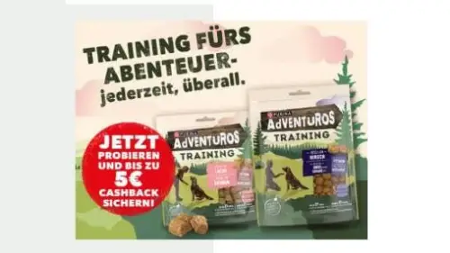 Purina AdVENTuROS® Training - Bis zu 5€ Cashback