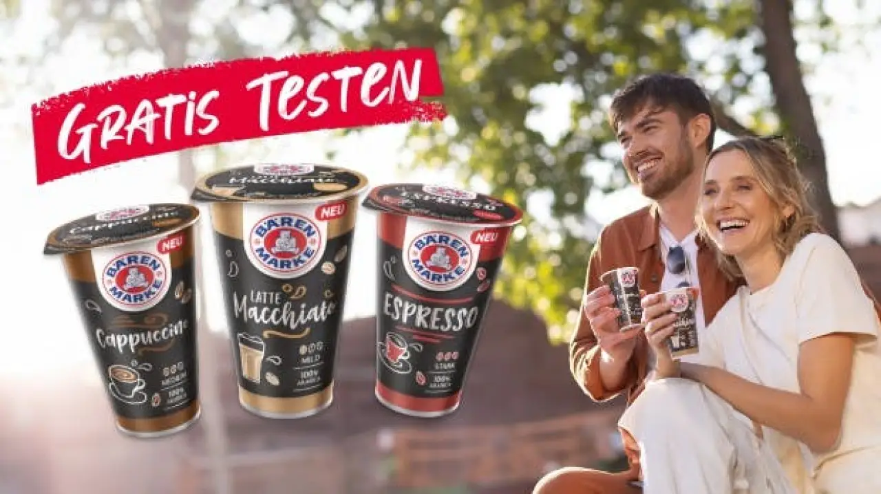 Bärenmarke Eiskaffe - Gratis testen