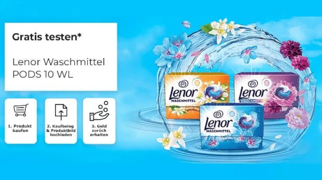 Lenor Waschmittel Pods - Gratis testen