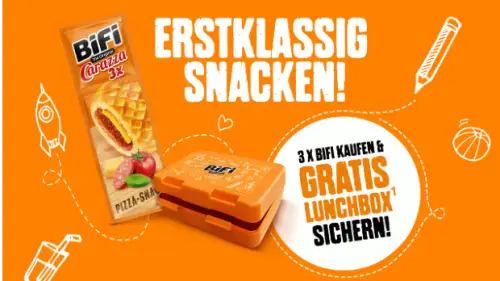 BiFi - Gratis Lunchbox sichern