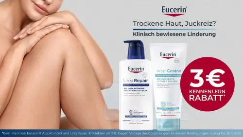 Eucerin® AtopiControl und UreaRepair Körperpflegeprodukte