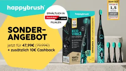 happybrush Eco V3 Vorteilspack