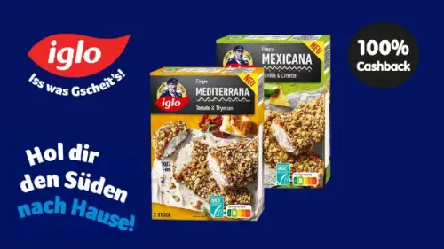 QUICK DEAL - iglo Fischfilets Mediterrana oder Mexicana