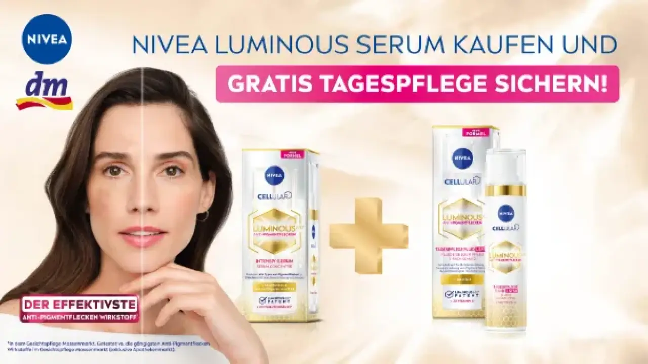 NIVEA Luminous - Serum + Tagespflege