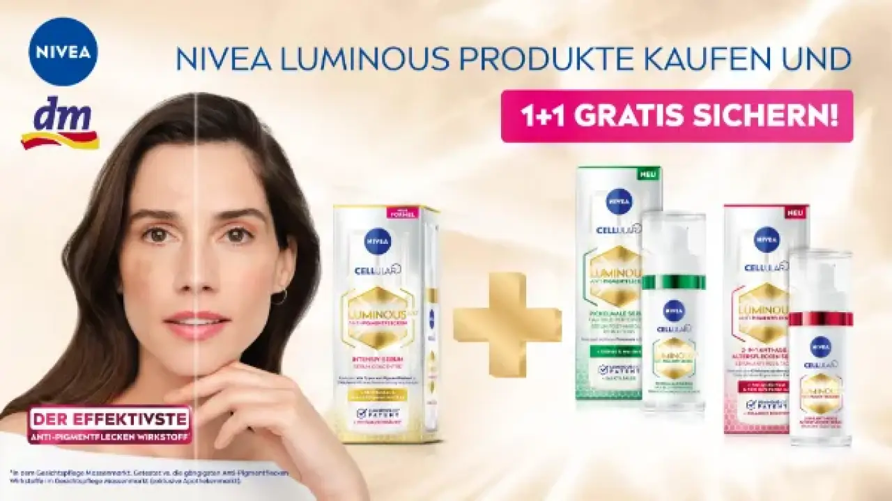 NIVEA Luminous Gesichtspflegeprodukte