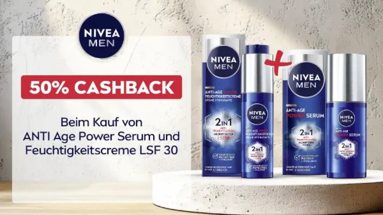 NIVEA MEN Anti-Age Power Serum + NIVEA MEN Anti-Age Power Feuchtigkeitscreme