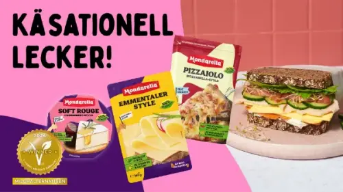 Mondarella Camembert-Alternativen, Scheiben und Reibekäse