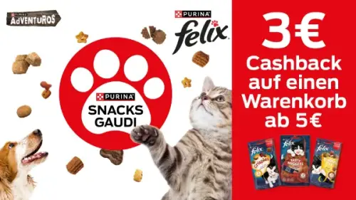 FELIX Katzensnacks Warenkorb Aktion