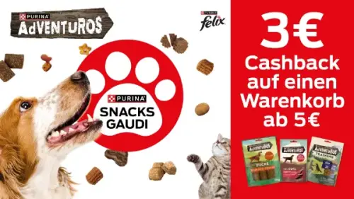 AdVENTuROS Hundesnacks Warenkorb Aktion