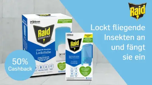 Raid Essentials Lichtfalle Halter oder NachfĂĽller
