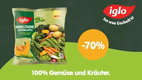 iglo Minestrone SuppengemĂĽse