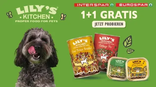 1+1 auf Lily´s Kitchen Hundefutter