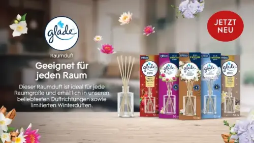 Jetzt Neu: Glade RaumdĂĽfte 1+1