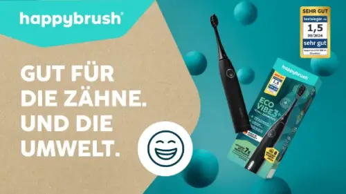happybrush Eco Vibe 3+ Schallzahnbürste