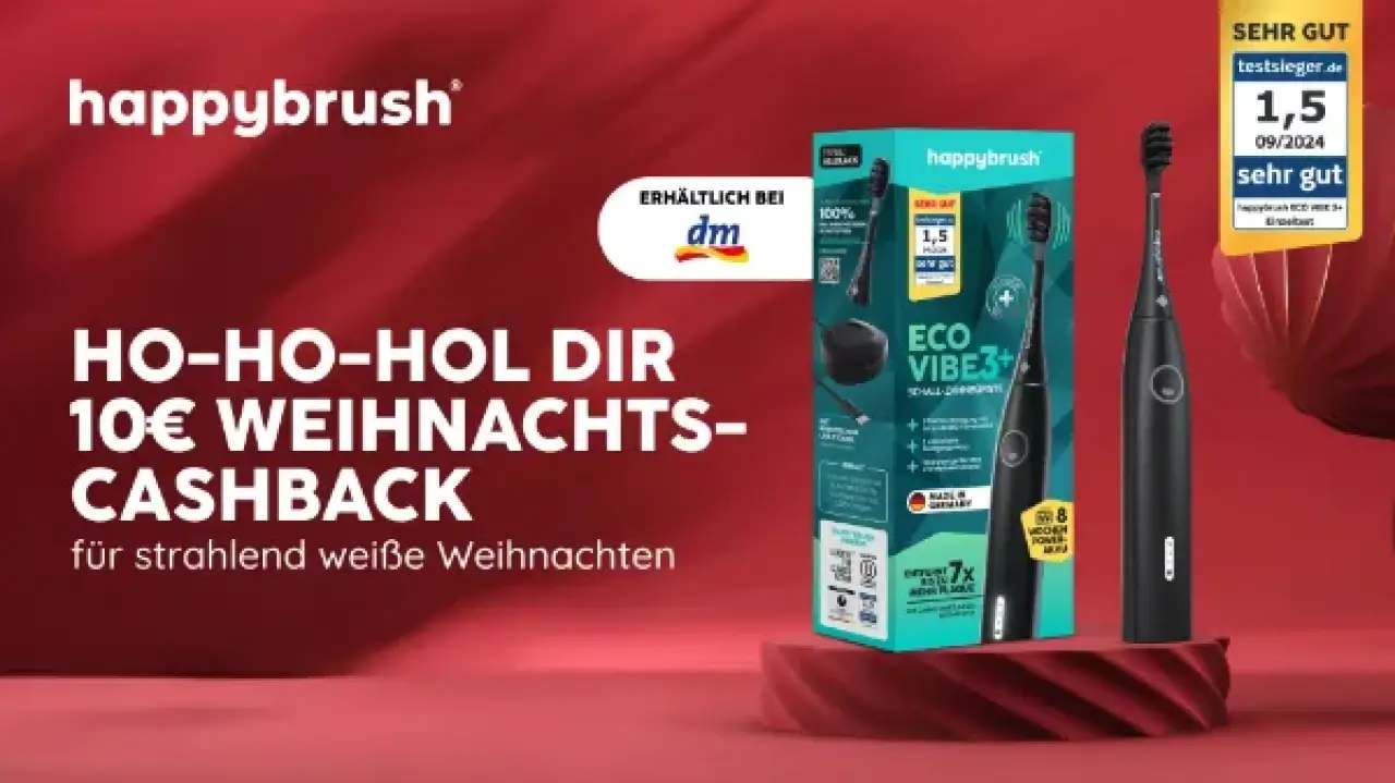 happybrush Eco Vibe 3+ Schallzahnbürste