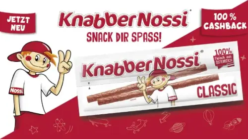 KnabberNossi Classic SnackwĂĽrstchen Duo