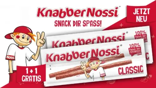 KnabberNossi Classic Snackwürstchen Duo