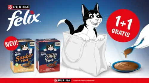 1+1 auf FELIX Sauce Time & Soup Time