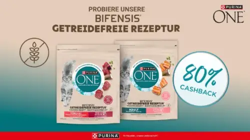 PURINA ONE Grain Free 80% Cashback