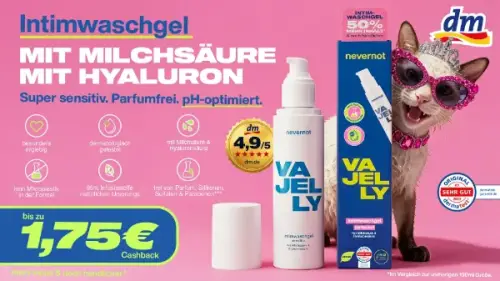Intimwaschgel VAJELLY von nevernot