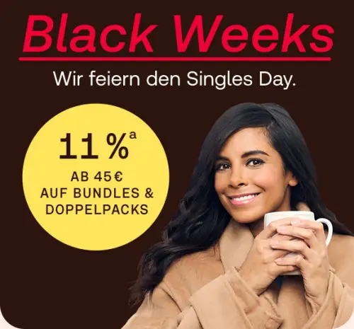 11% Rabatt auf Doppelpacks und Bundles bei Shop Apotheke + Black Weeks gestartet