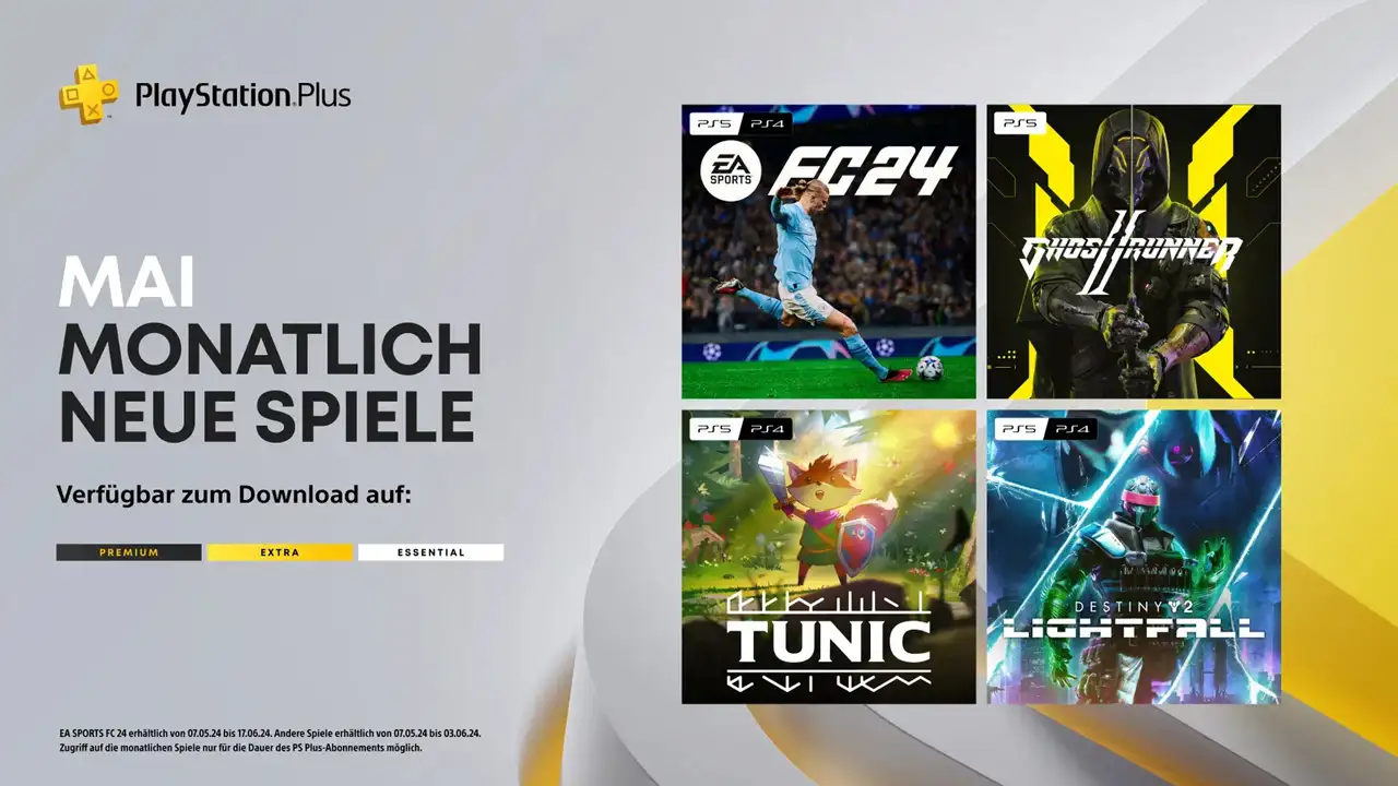 Playstation Plus Games für Mai 2024