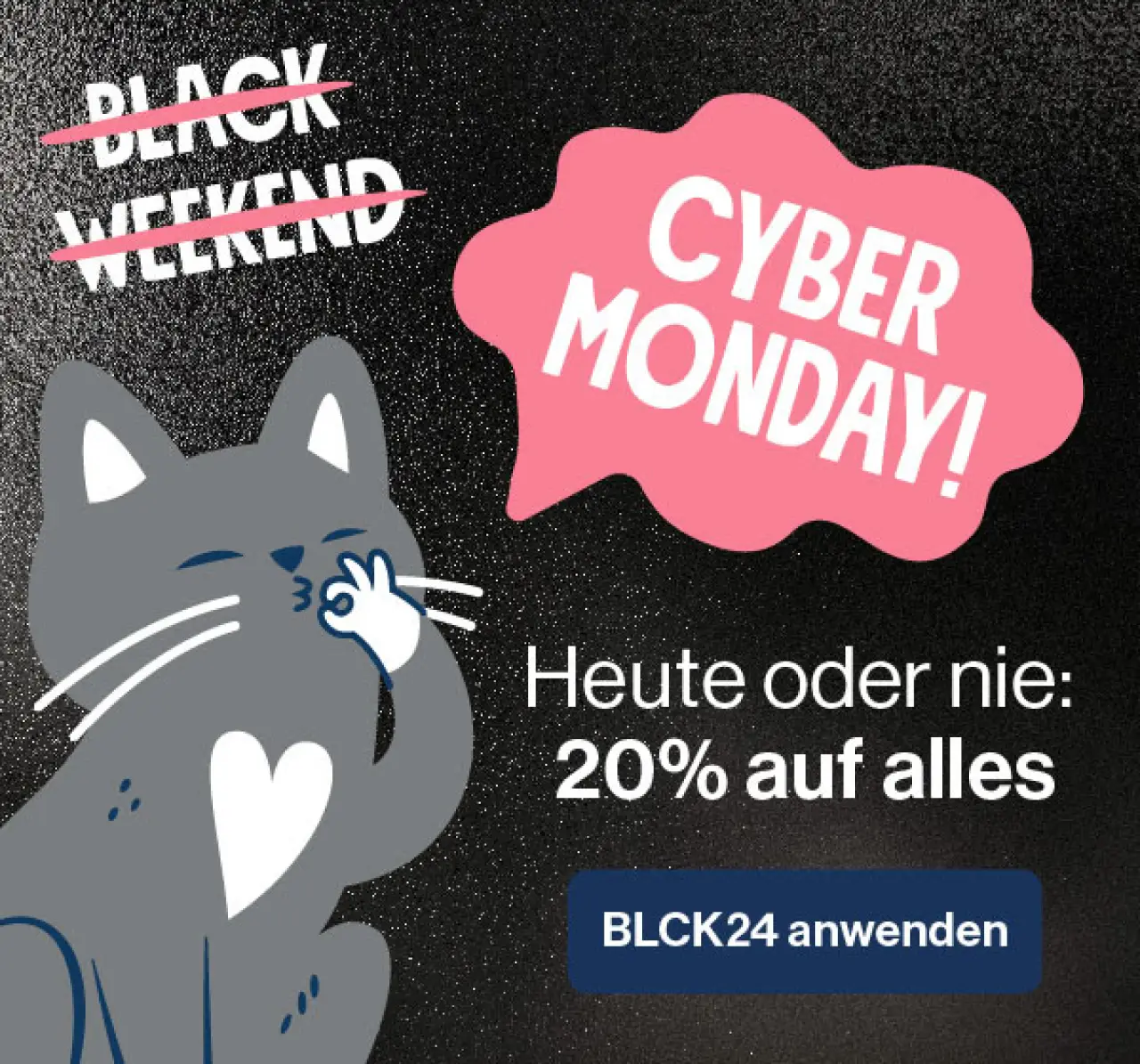 Cyber Monday bei Pets Deli: 20% auf alles!