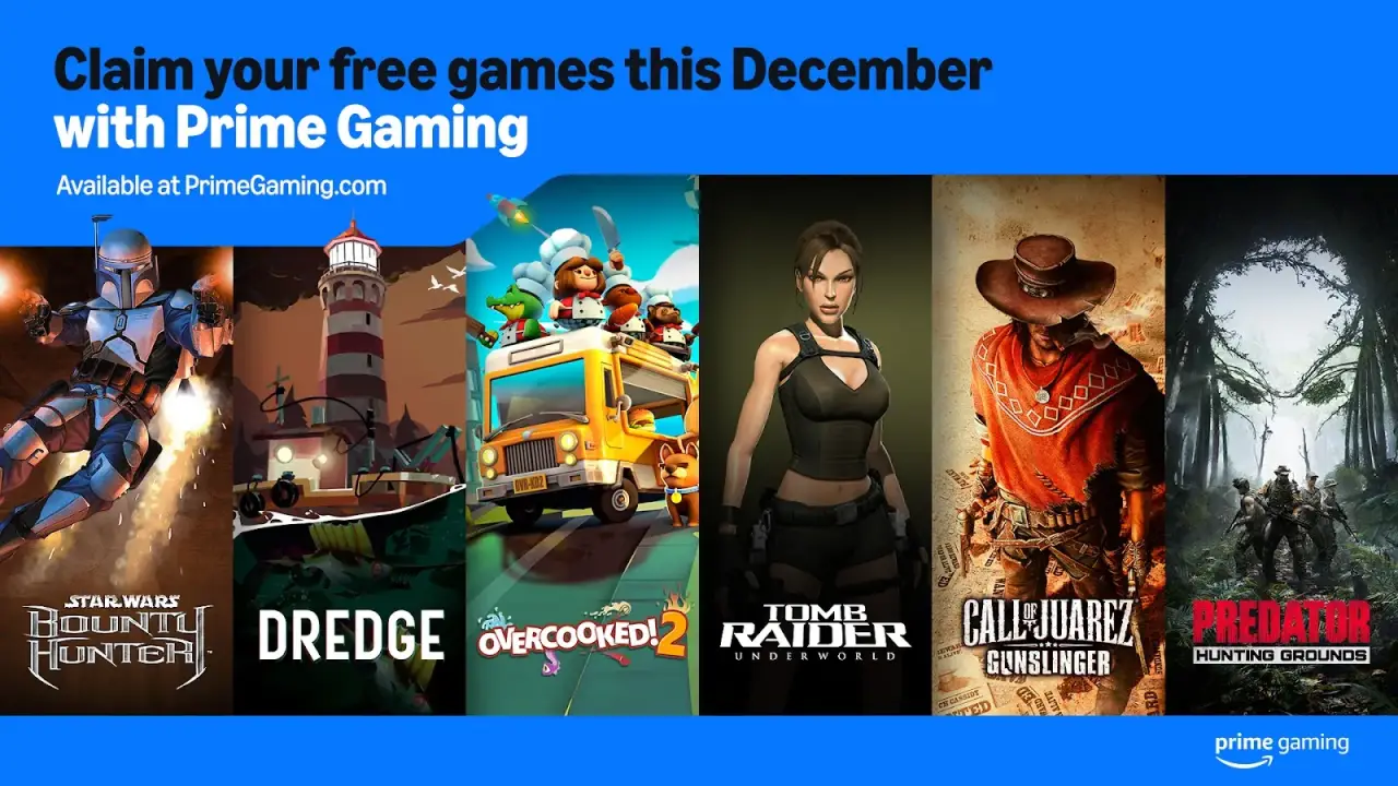 18 kostenlose Games im Dezember bei Prime Gaming