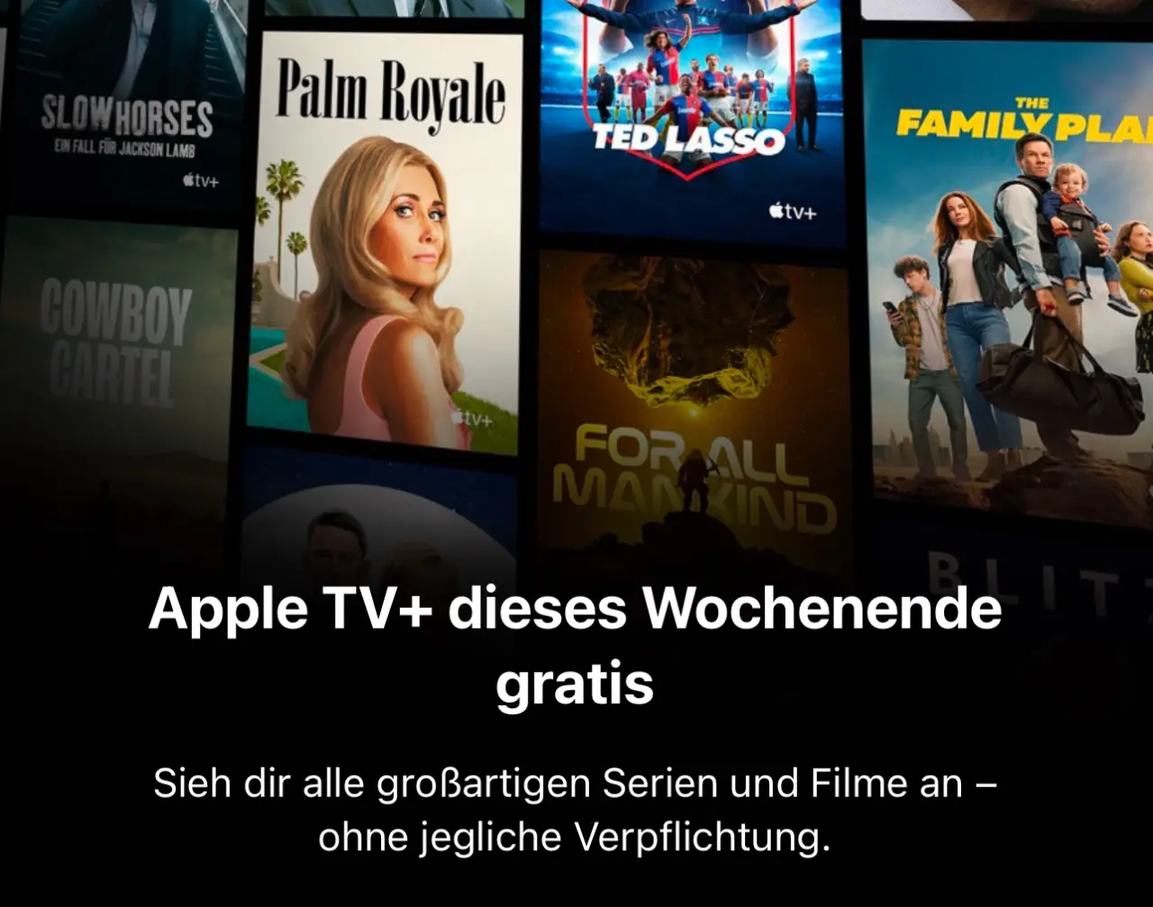 Dieses Wochenende: Apple TV+ kostenlos ansehen