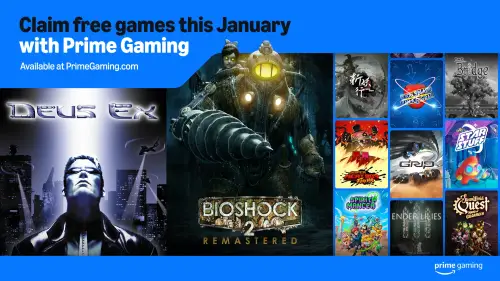 Prime Gaming verschenkt im Januar 16 Spiele