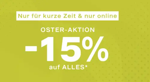 15% auf alles bei Deichmann - nur fĂĽr bis morgen