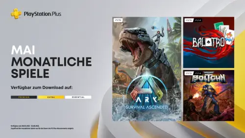 PlayStation Plus: Gratis-Spiele im Mai 2025