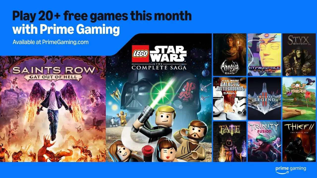 22 Gratis-Spiele im Mai bei Prime Gaming