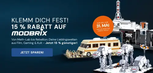 15 % Rabatt auf ModBrix-Sets bei BlueBrixx nur bis 31. Mai